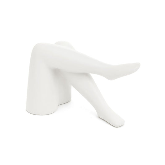White Ceramic Nina Cera Deco Legs